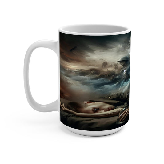 a soldiers, burden Mug 15oz