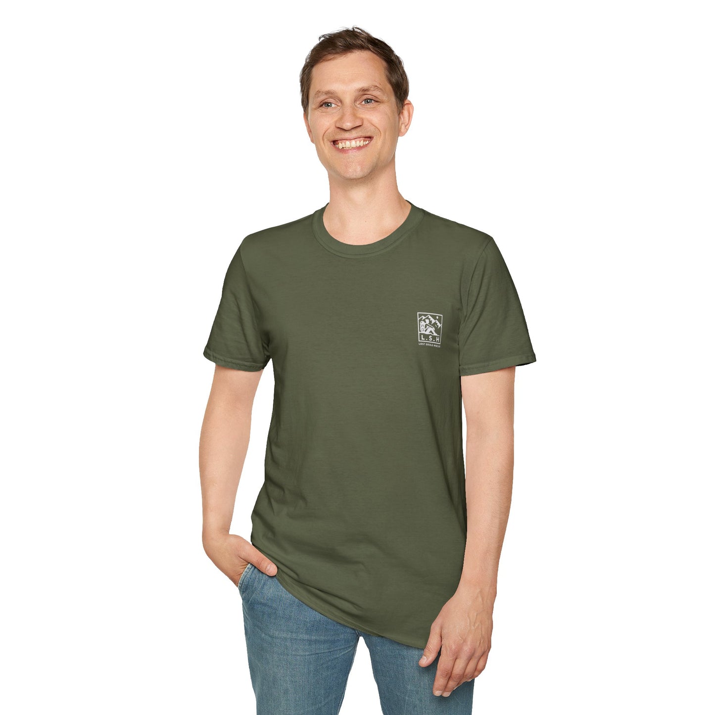 Appalachian banjo Unisex Softstyle T-Shirt