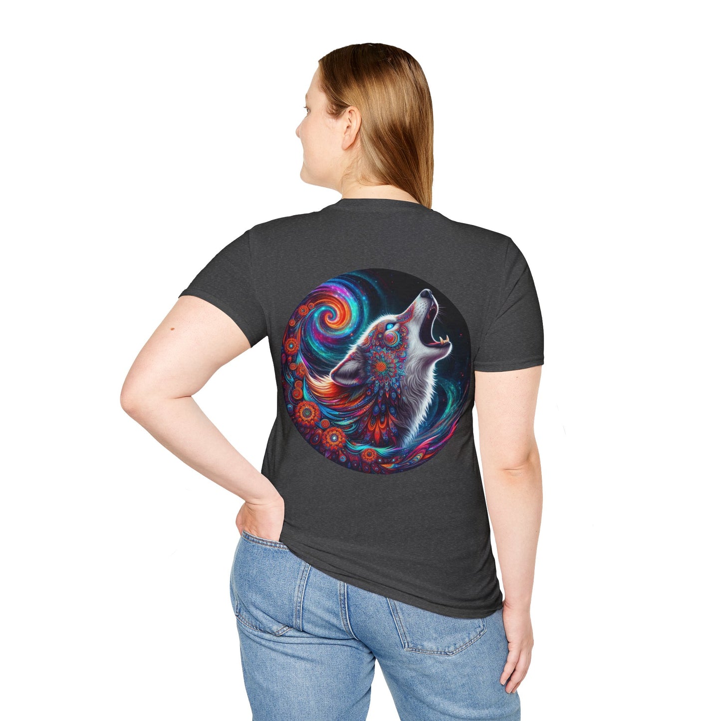 Wolf’s Kaleidoscope Unisex Softstyle T-Shirt