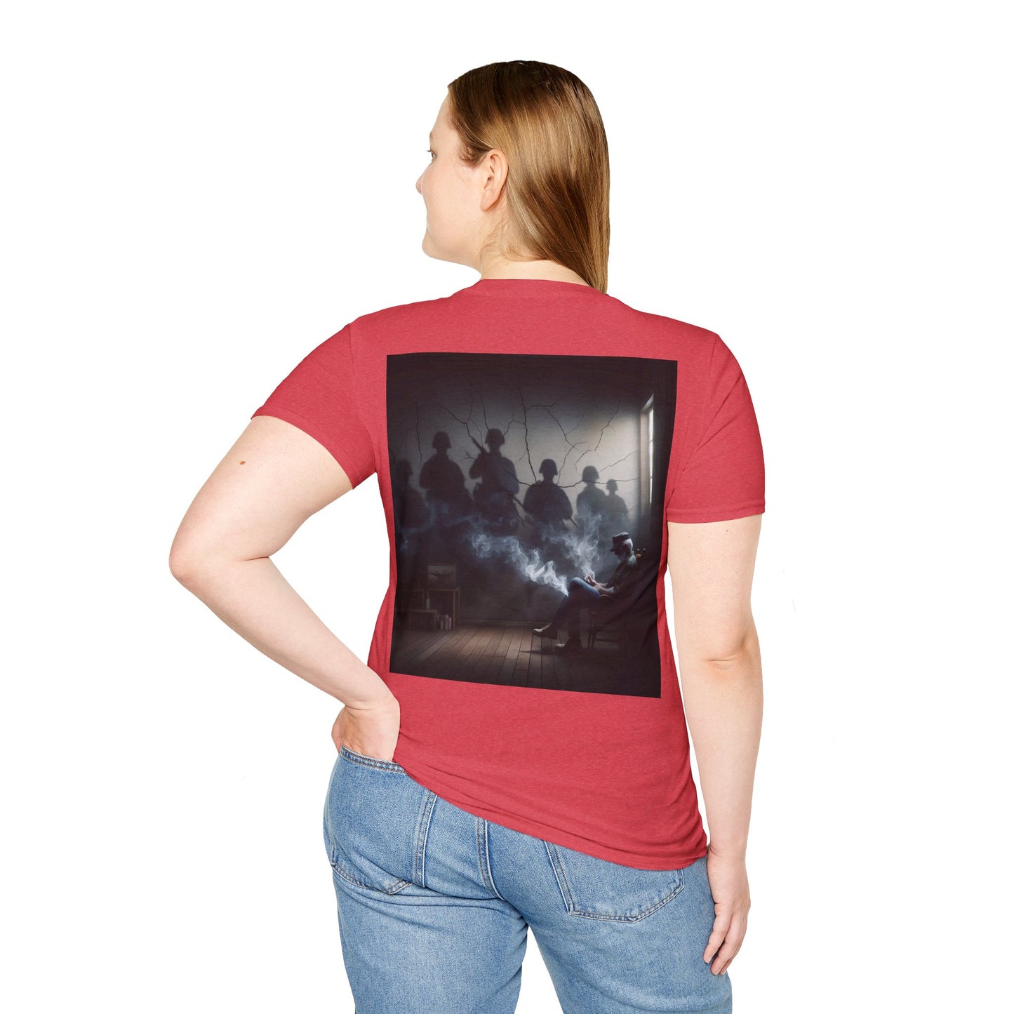 a soldier shadows Unisex Softstyle T-Shirt