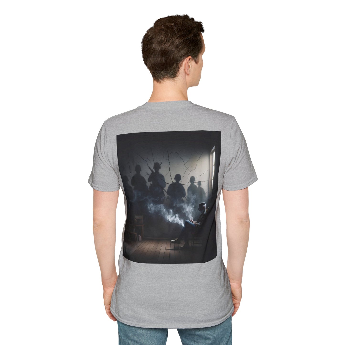 a soldier shadows Unisex Softstyle T-Shirt