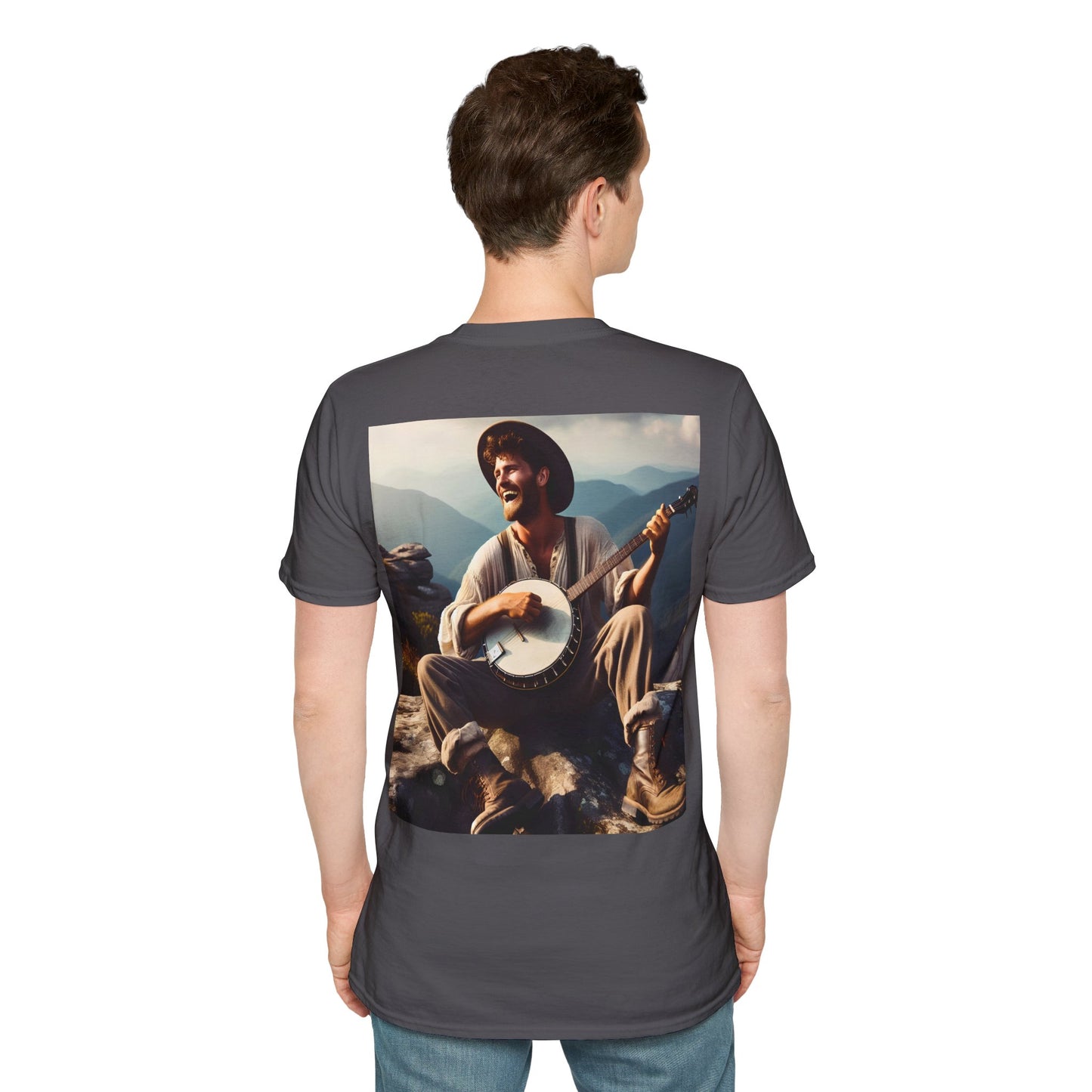 Appalachian banjo Unisex Softstyle T-Shirt