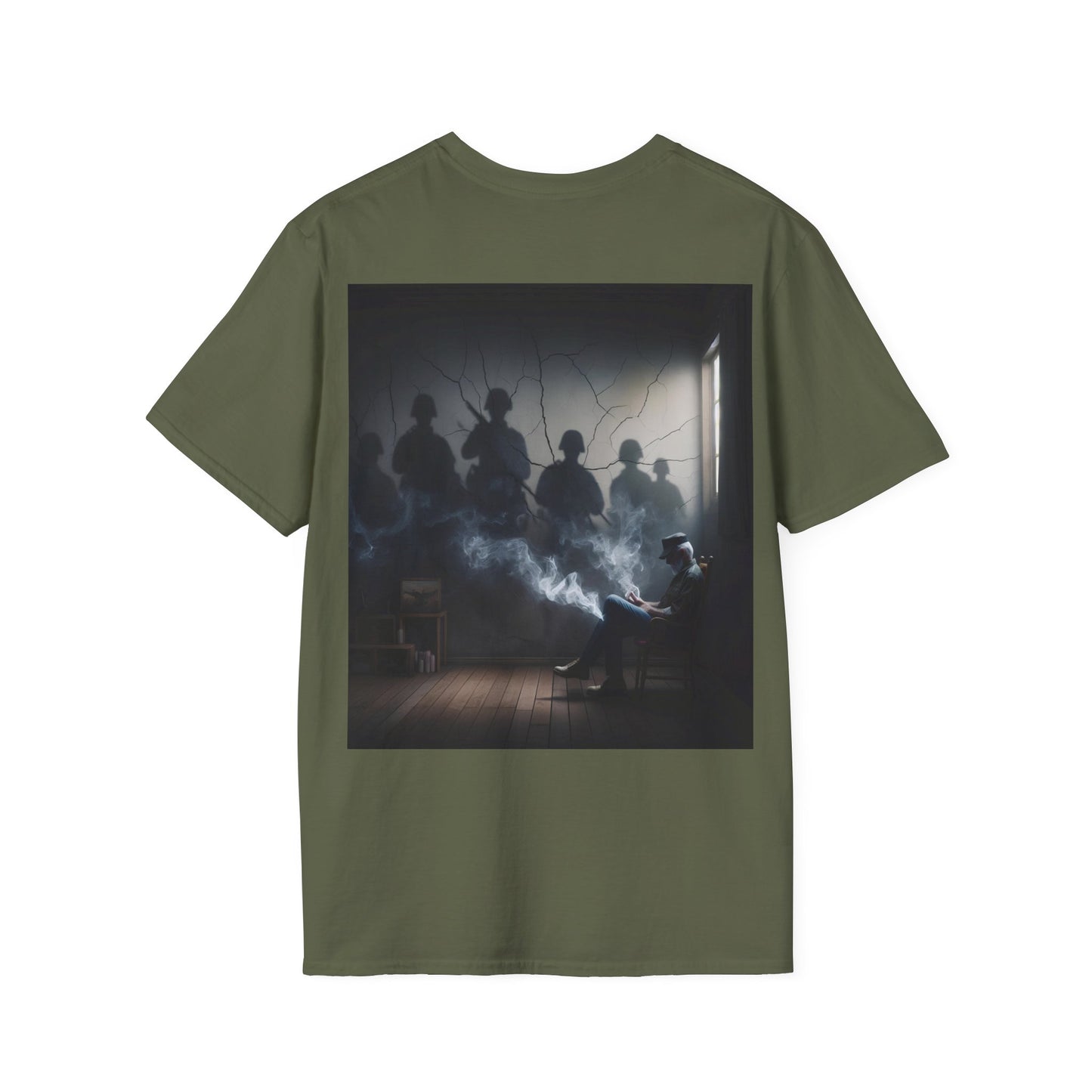 a soldier shadows Unisex Softstyle T-Shirt