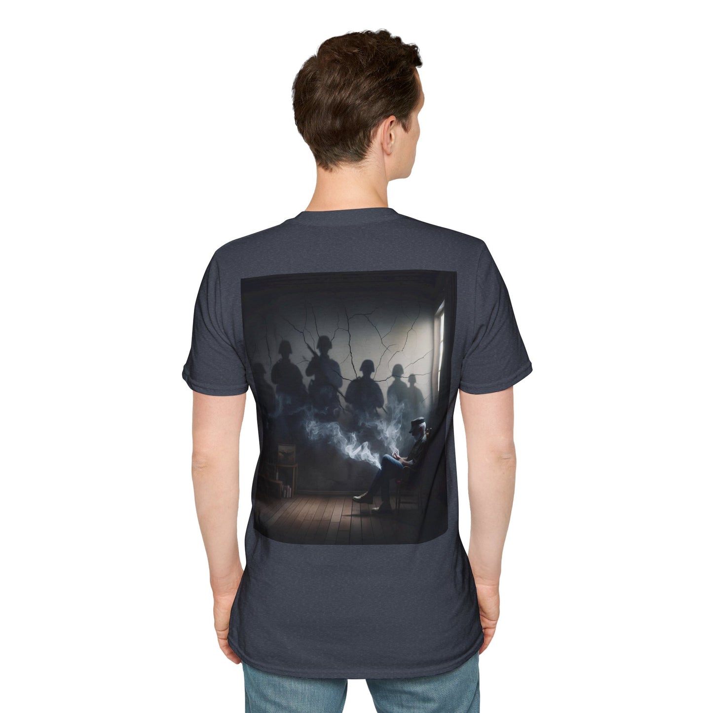 a soldier shadows Unisex Softstyle T-Shirt