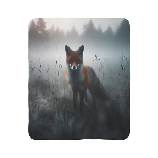 Misty Prowler Sherpa Blanket