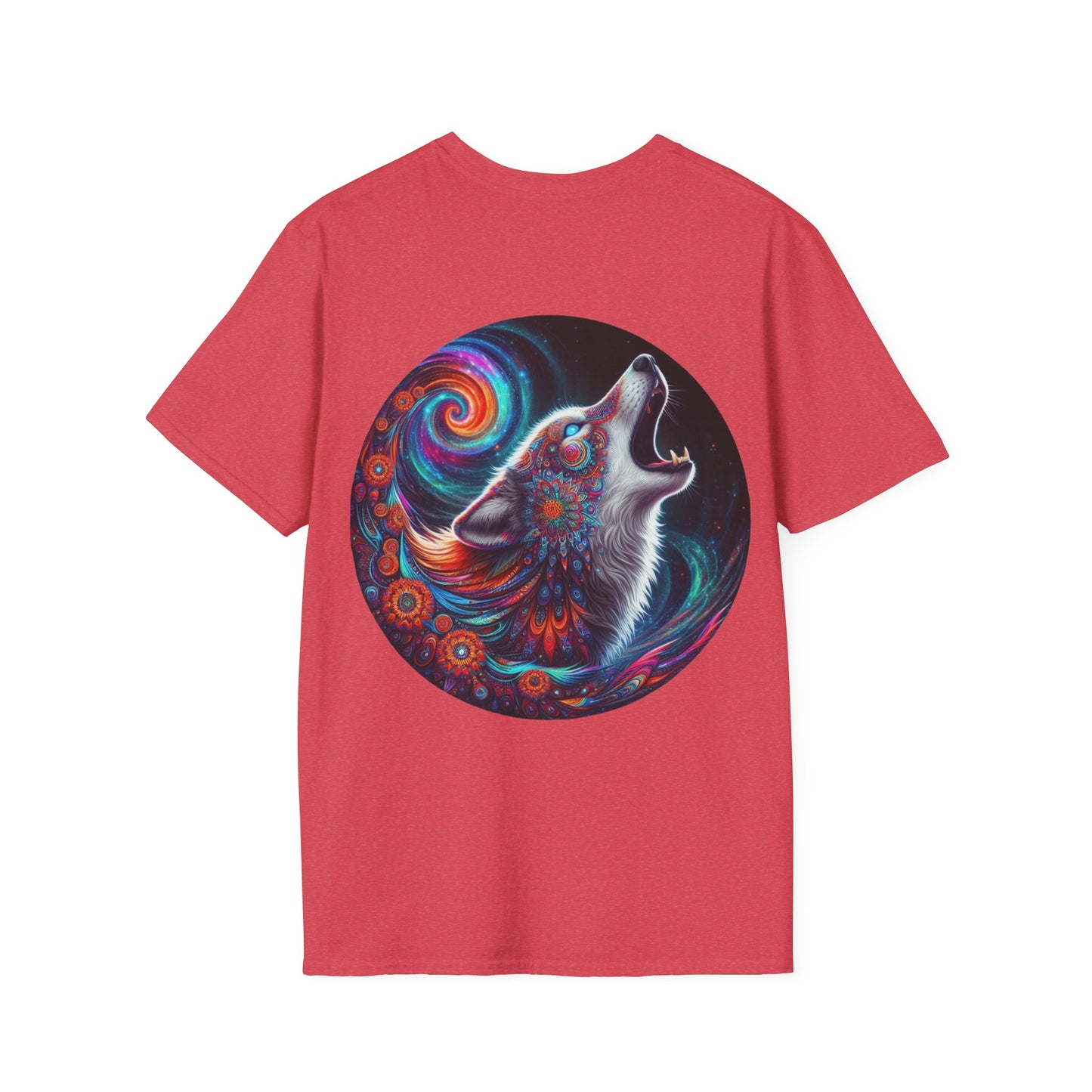 Wolf’s Kaleidoscope Unisex Softstyle T-Shirt