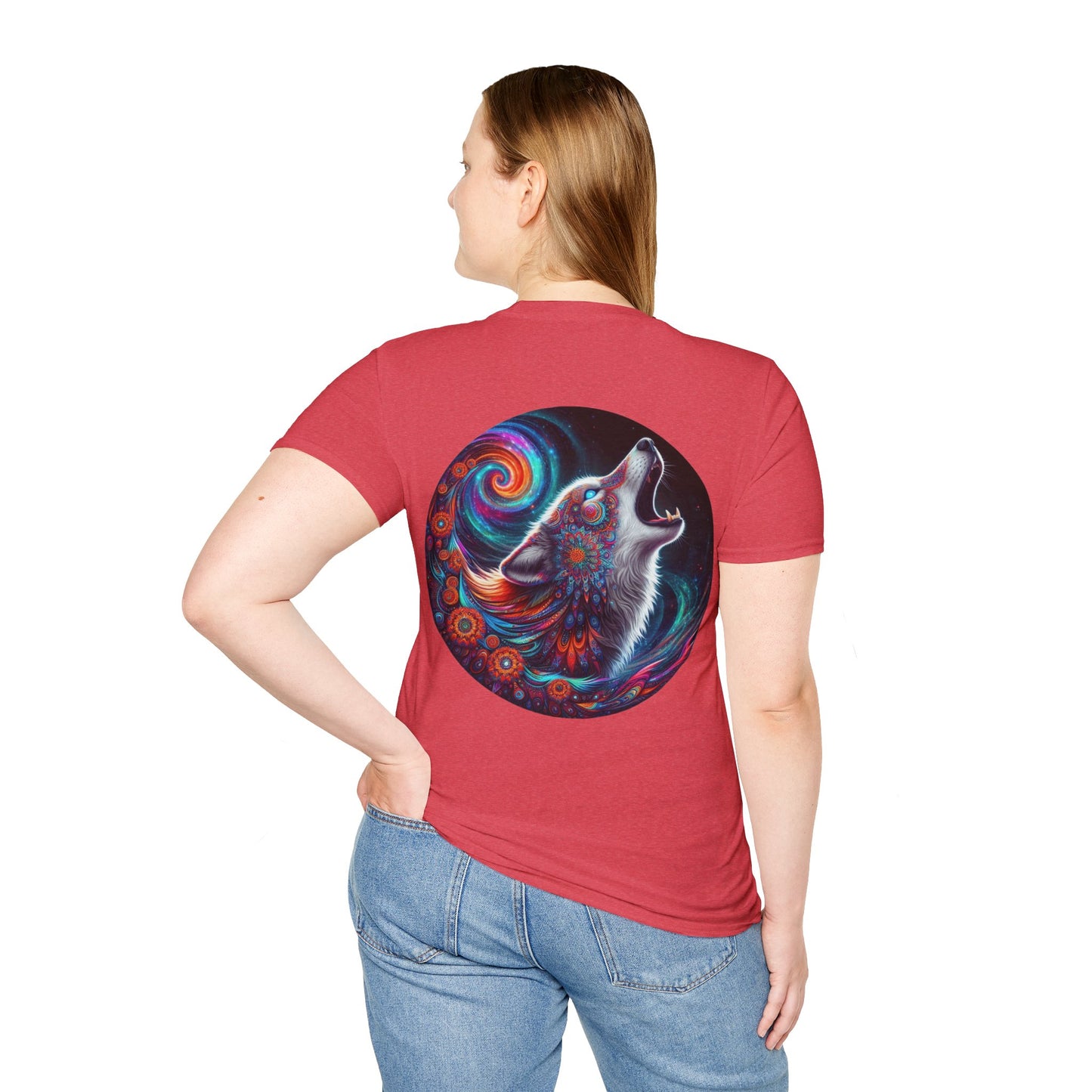 Wolf’s Kaleidoscope Unisex Softstyle T-Shirt