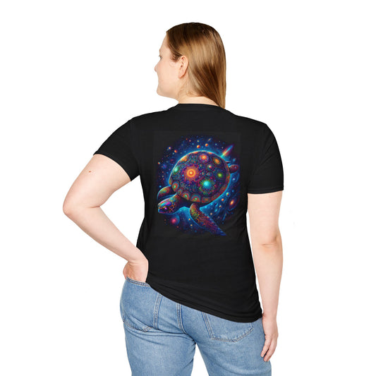 universe on a shell Unisex Softstyle T-Shirt