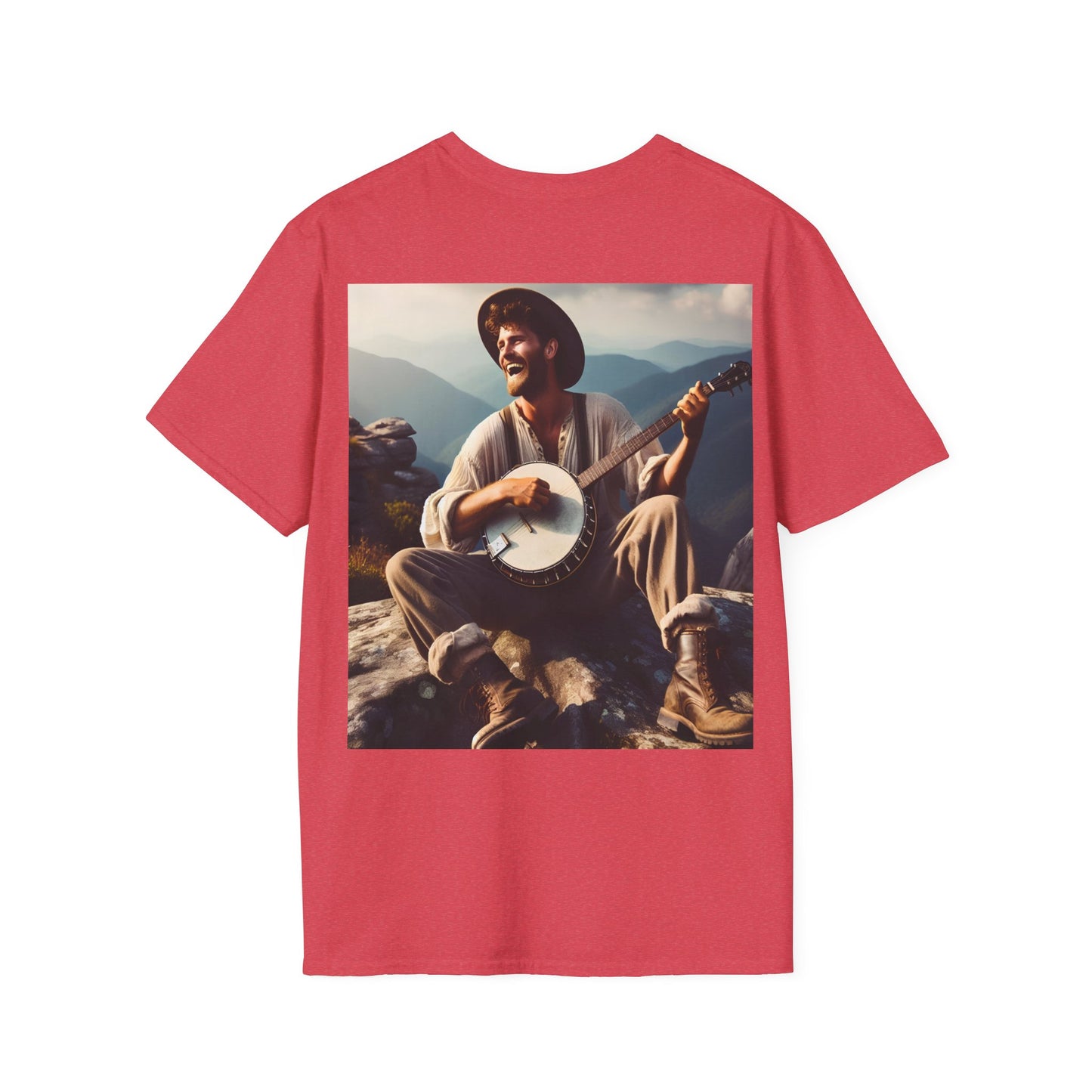 Appalachian banjo Unisex Softstyle T-Shirt