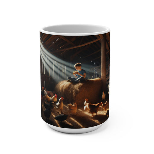 barn lunch Mug 15oz