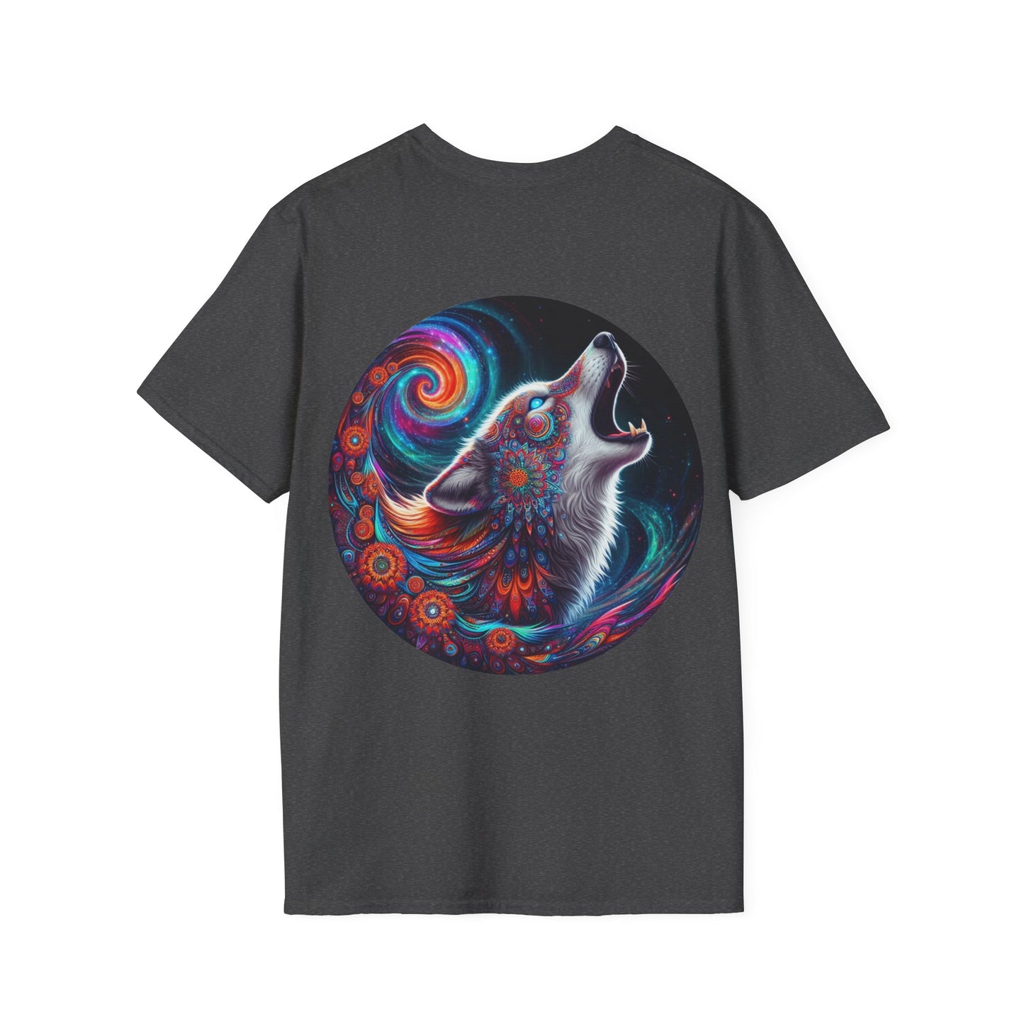 Wolf’s Kaleidoscope Unisex Softstyle T-Shirt