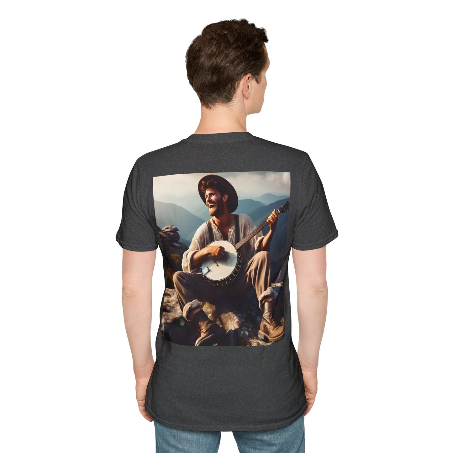 Appalachian banjo Unisex Softstyle T-Shirt