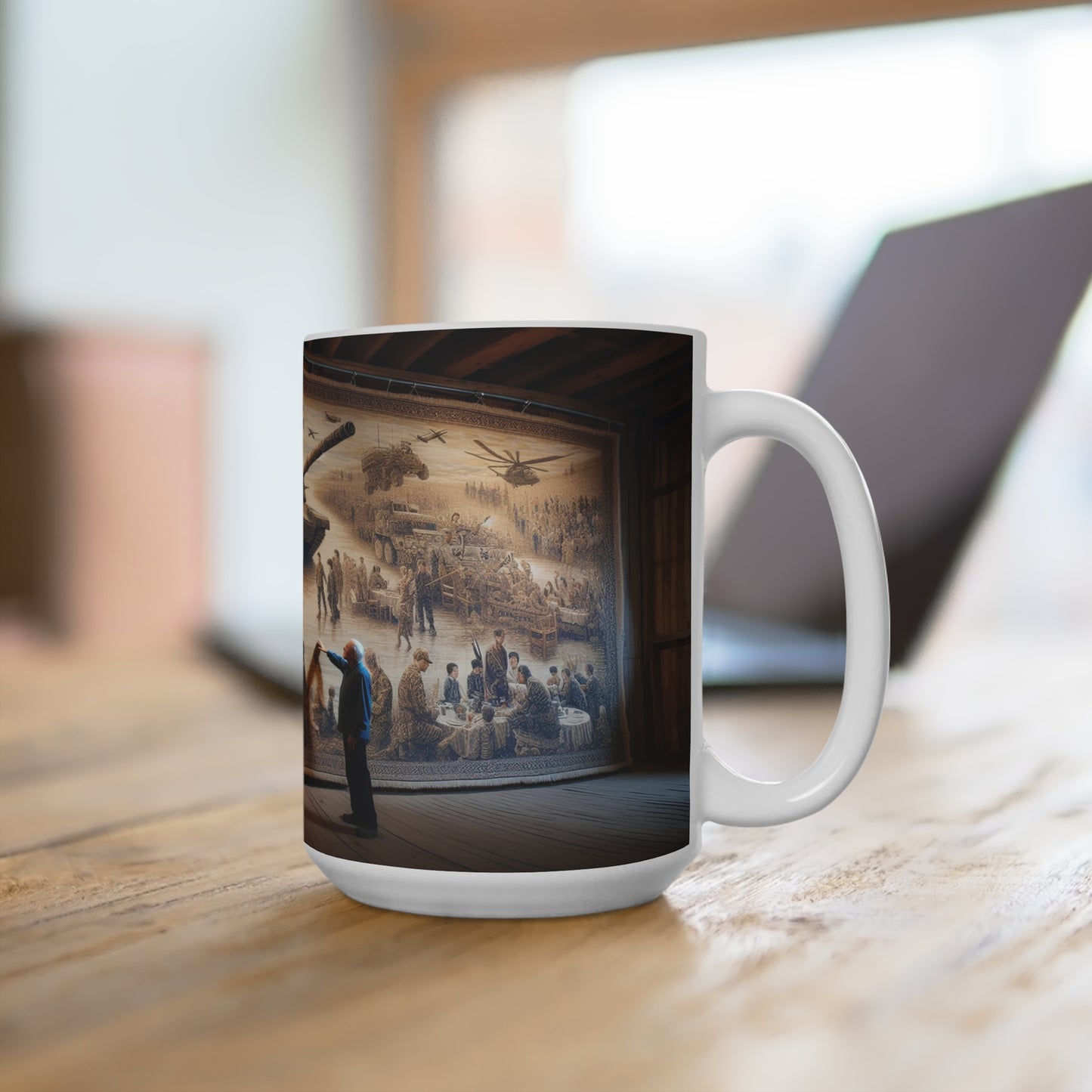 Tapestry of war Mug 15oz