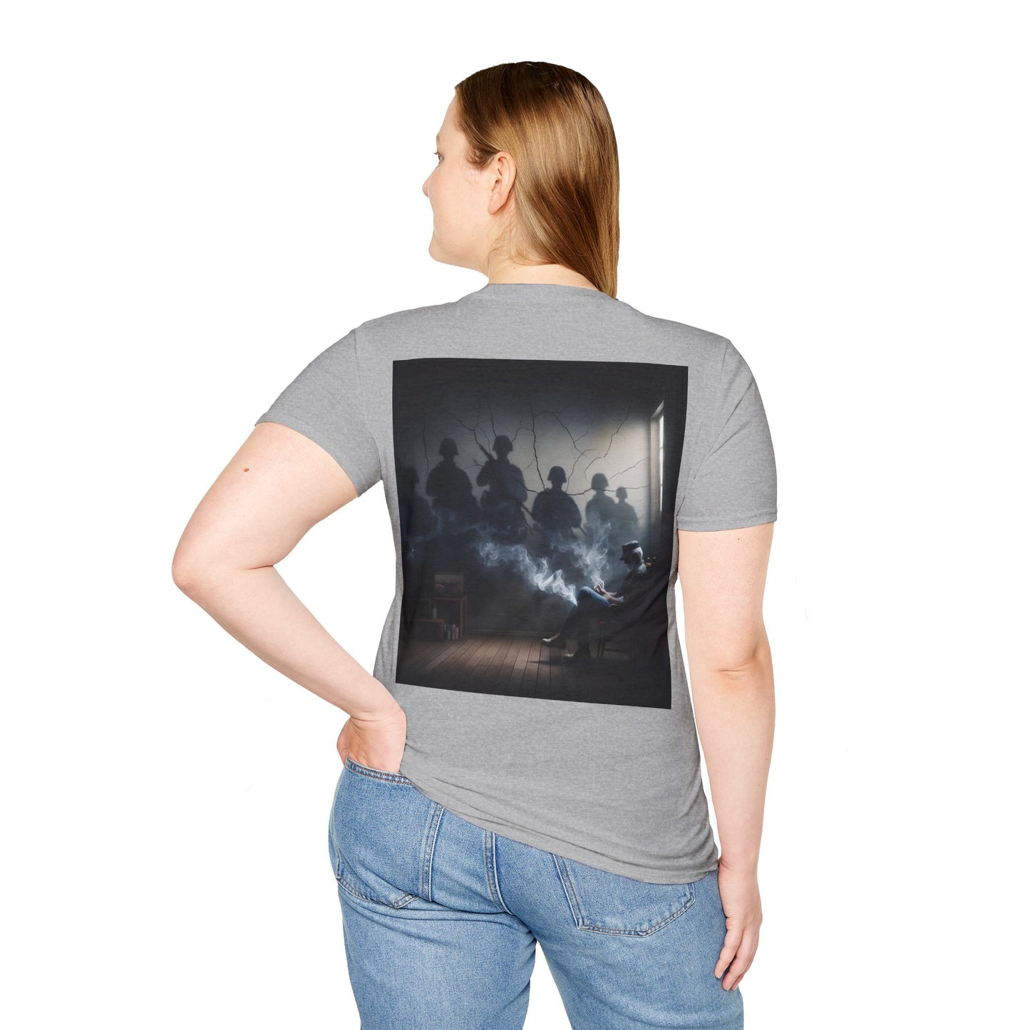 a soldier shadows Unisex Softstyle T-Shirt