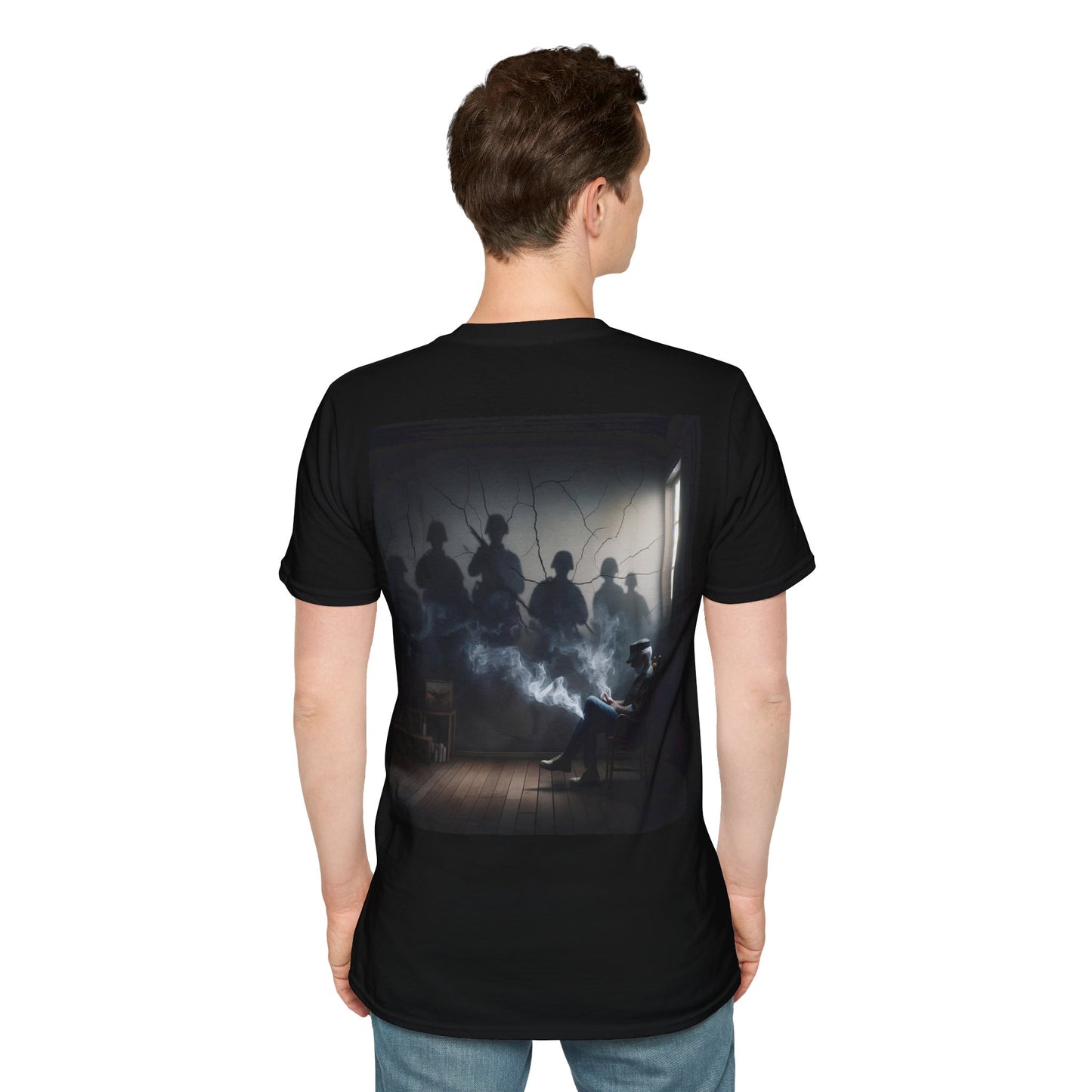 a soldier shadows Unisex Softstyle T-Shirt