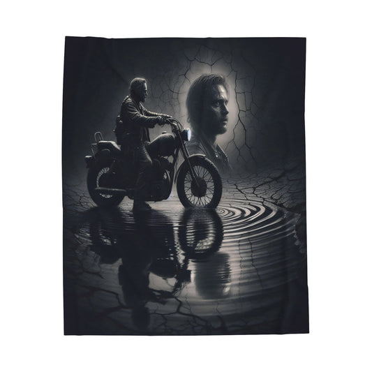 Riders purgatory Velveteen Plush Blanket