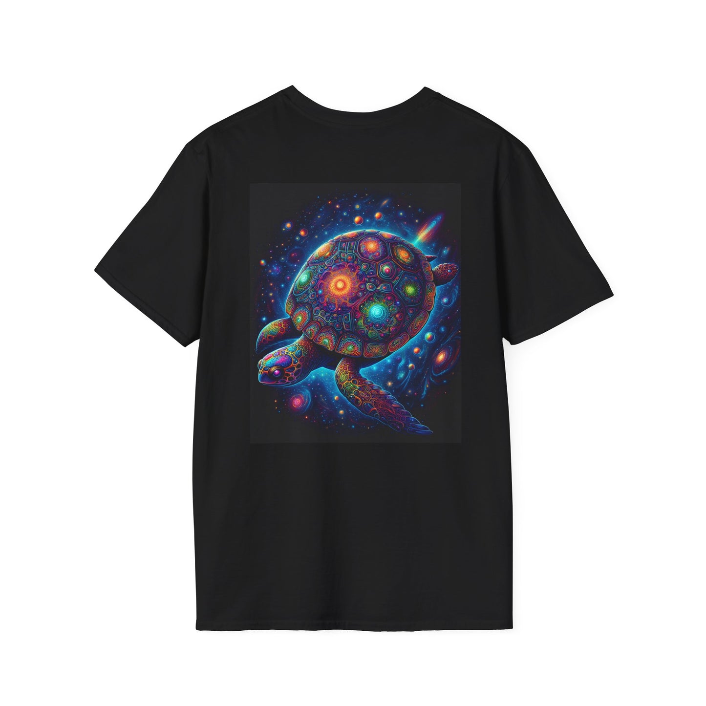 universe on a shell Unisex Softstyle T-Shirt