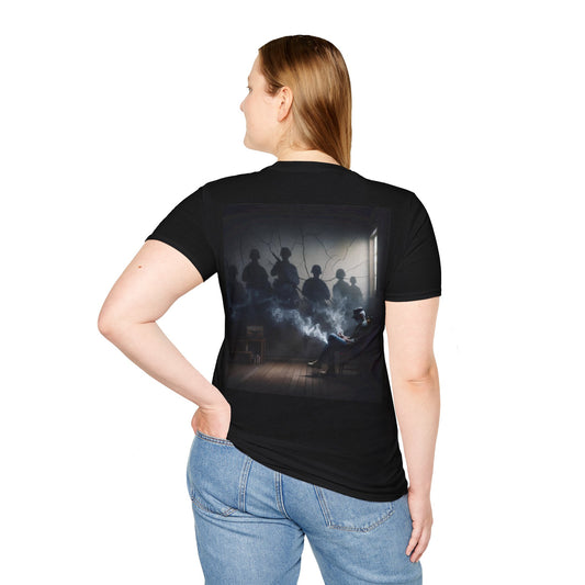 a soldier shadows Unisex Softstyle T-Shirt