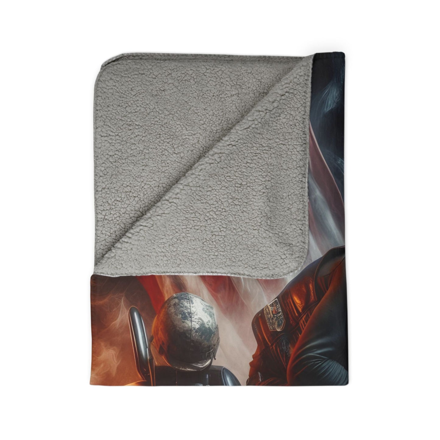 a soldiers burden Fleece Sherpa Blanket