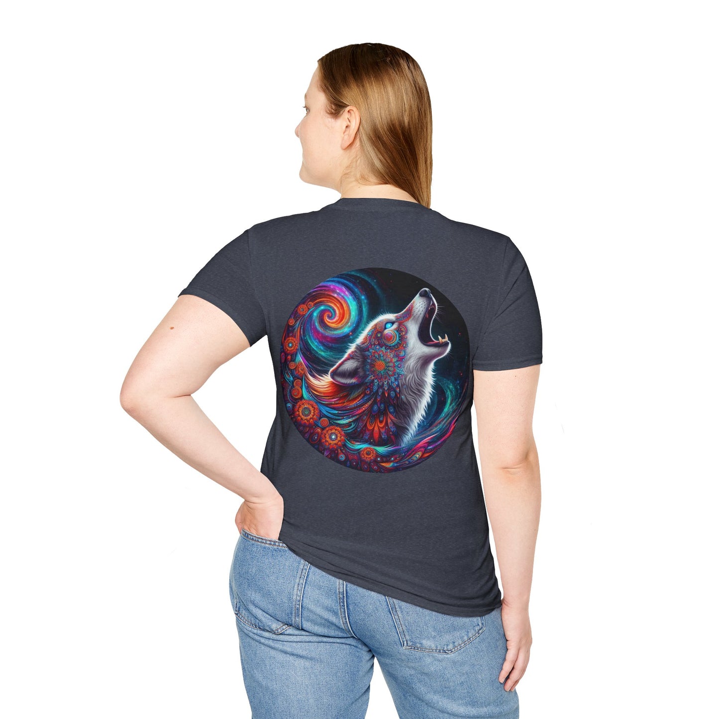 Wolf’s Kaleidoscope Unisex Softstyle T-Shirt