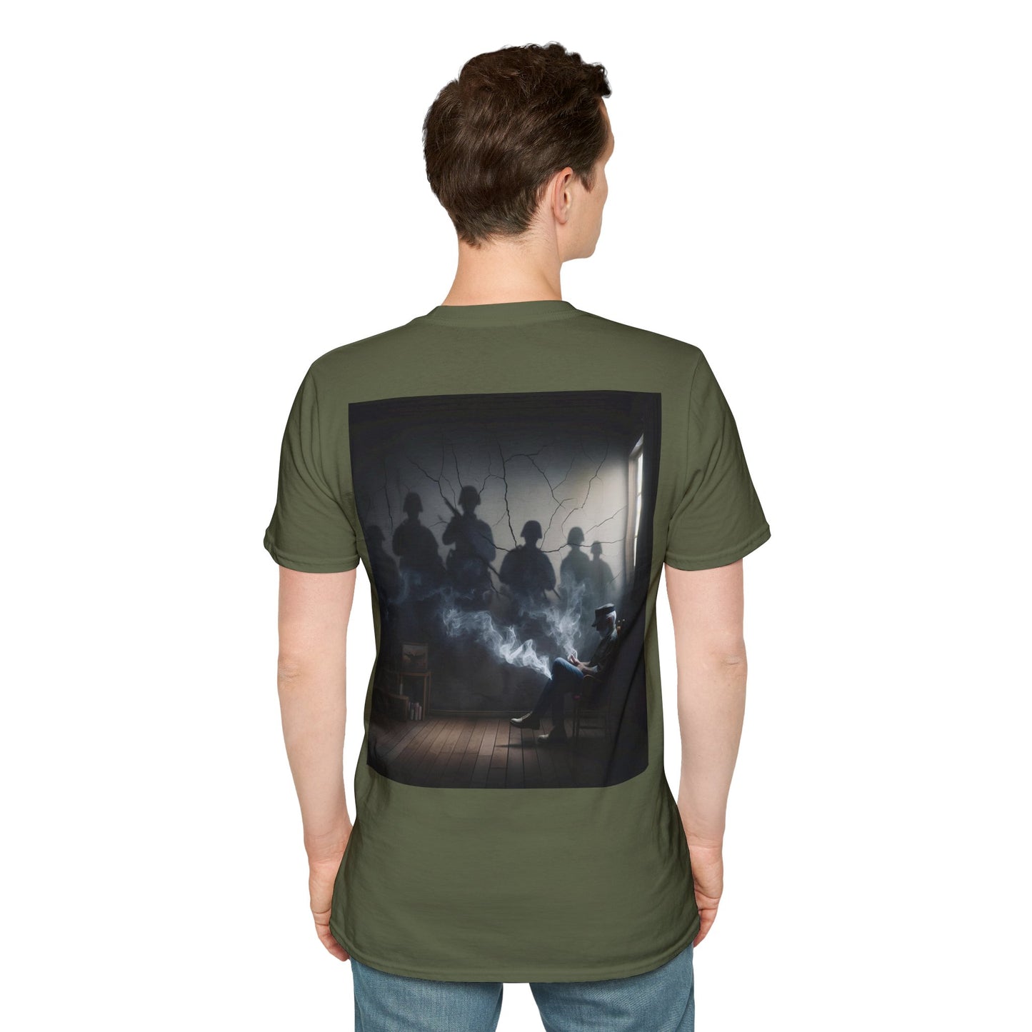 a soldier shadows Unisex Softstyle T-Shirt