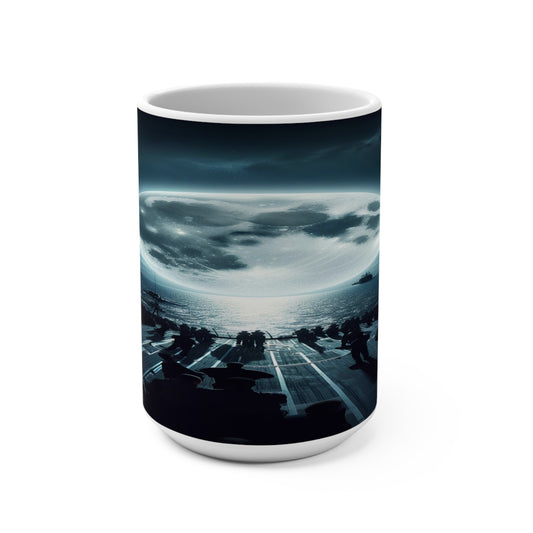 a night at sea Mug 15oz