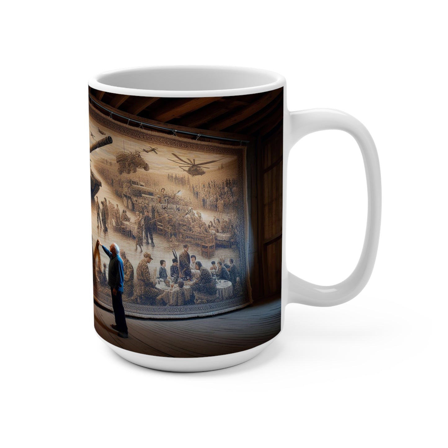 Tapestry of war Mug 15oz