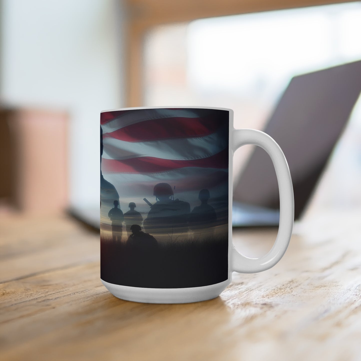 a silent salute Mug 15oz