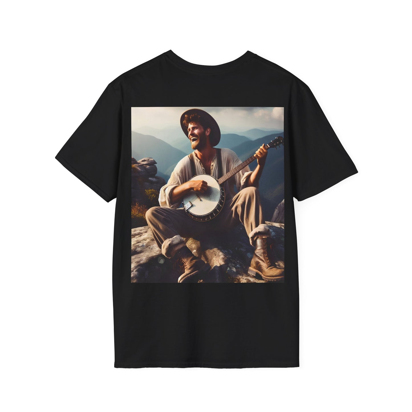 Appalachian banjo Unisex Softstyle T-Shirt