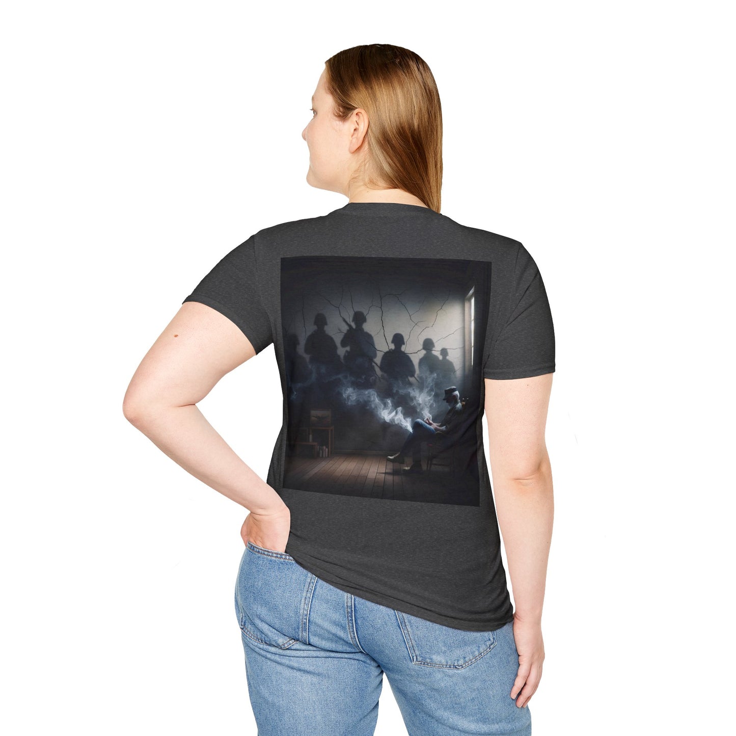 a soldier shadows Unisex Softstyle T-Shirt