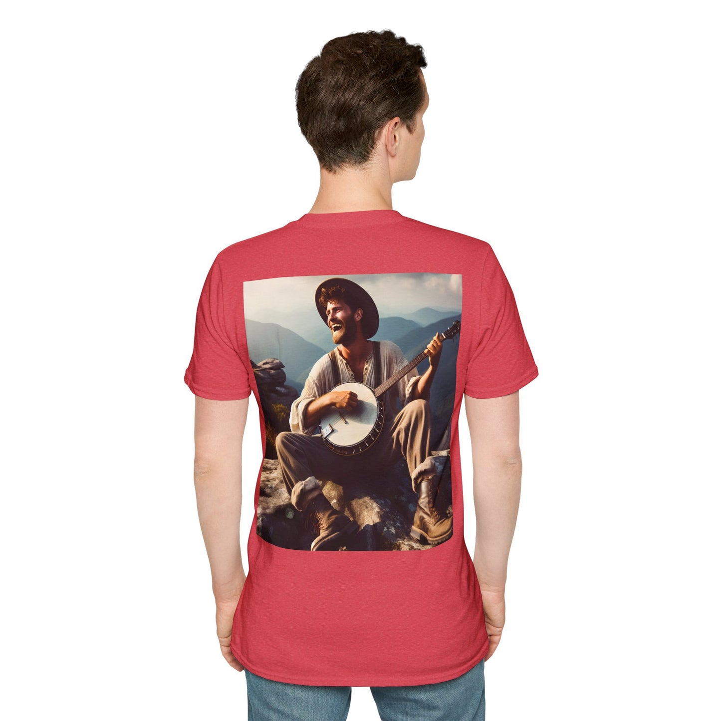 Appalachian banjo Unisex Softstyle T-Shirt