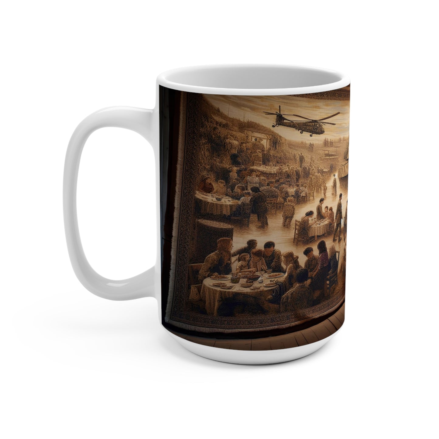 Tapestry of war Mug 15oz